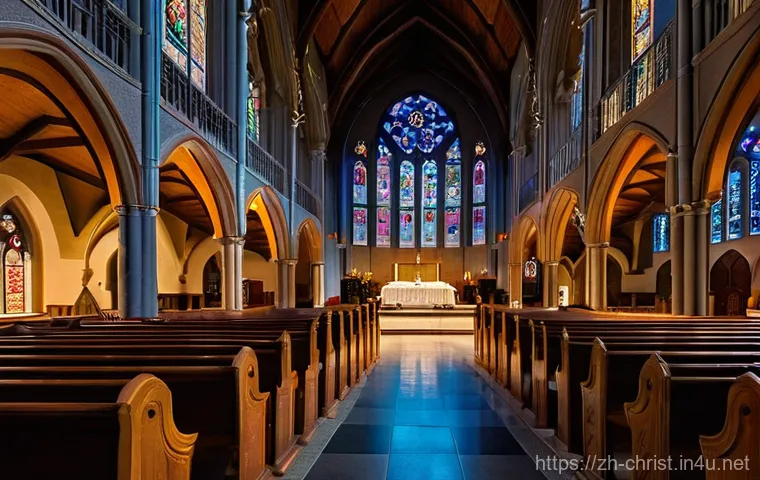 기독교 교단별 특징 - **Prompt:** A visually rich and symbolic illustration of the diverse paths within Christianity. In t... 기독교 교단별 특징 - **Prompt:** A visually rich and symbolic illustration of the diverse paths within Christianity. In t...