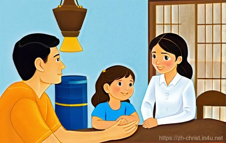 기독교와 가족 치료 - **Prompt 2: "The Art of Listening Across Generations"**
A warm, inviting scene depicting three g... 기독교와 가족 치료 - **Prompt 2: "The Art of Listening Across Generations"**
A warm, inviting scene depicting three g...