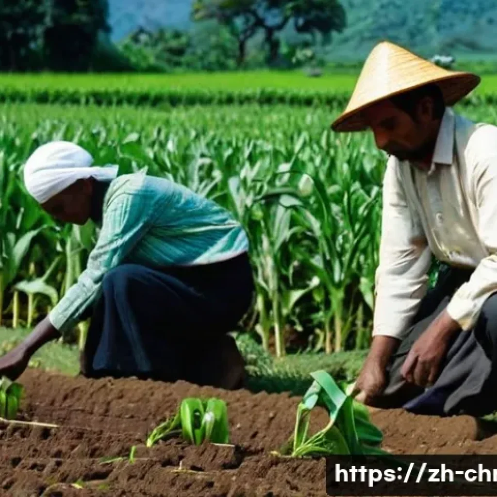 기독교와 농업 선교 - **Prompt 1: The Seeds of Faith and Fertile Fields**
"A vibrant, high-detail photograph depicting...
