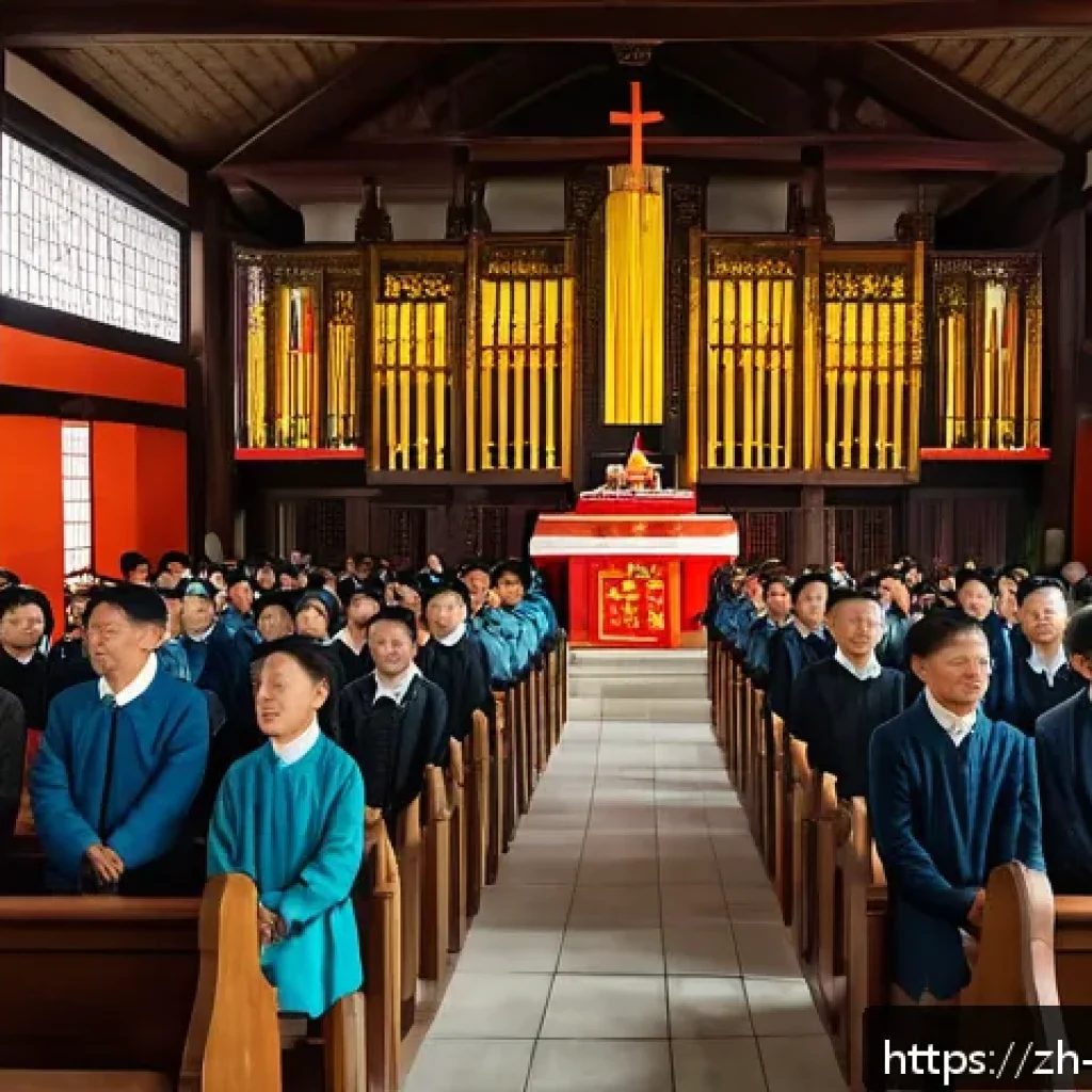 기독교와 독립운동 - A vivid scene inside a historic Korean church during the 1919 March 1st Independence Movement: a div...